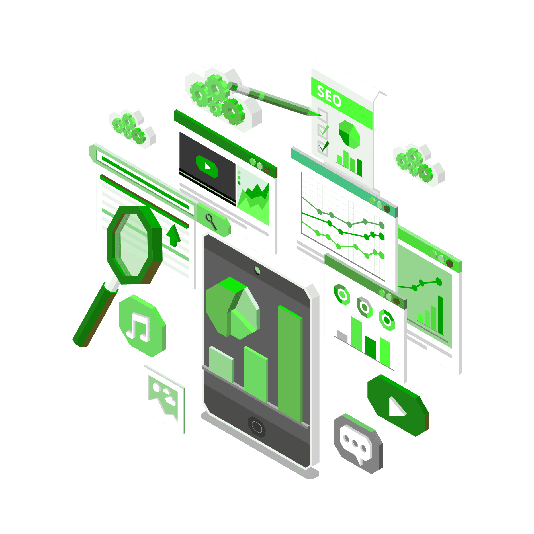SEM services illustration